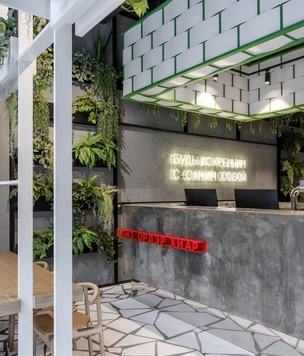 Минималистское кафе Pita’s bistro в Москве