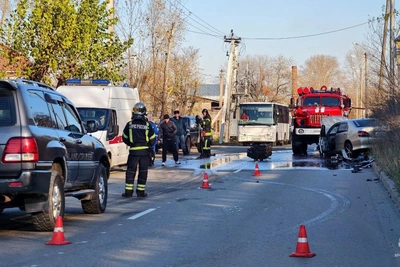 Лобовое ДТП на Халтурина: четверо травмированы