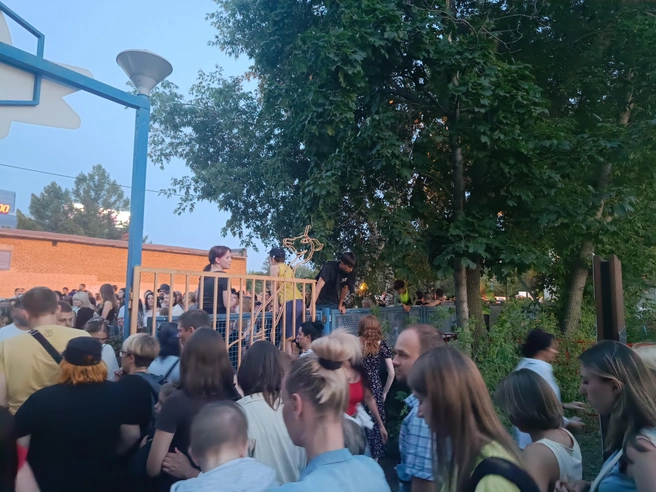 А многие все-таки пытаются войти в парк | Источник: Юлия Дроглева / tolyatty.ru