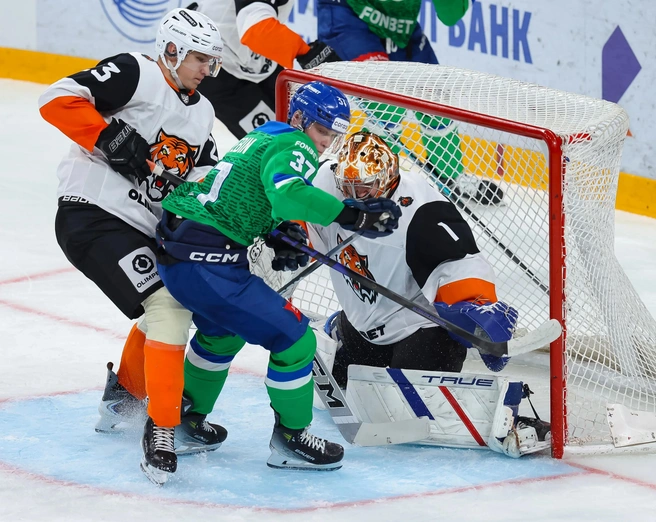 «Салават Юлаев» — «Амур» 2:3ОТ | Источник: hcsalavat / Vk.ru