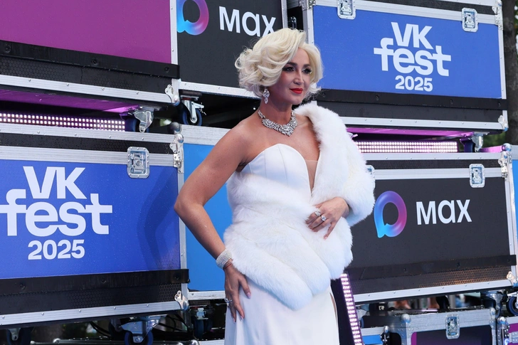 На VK Fest Ольга предстала в образе Мэрилин Монро