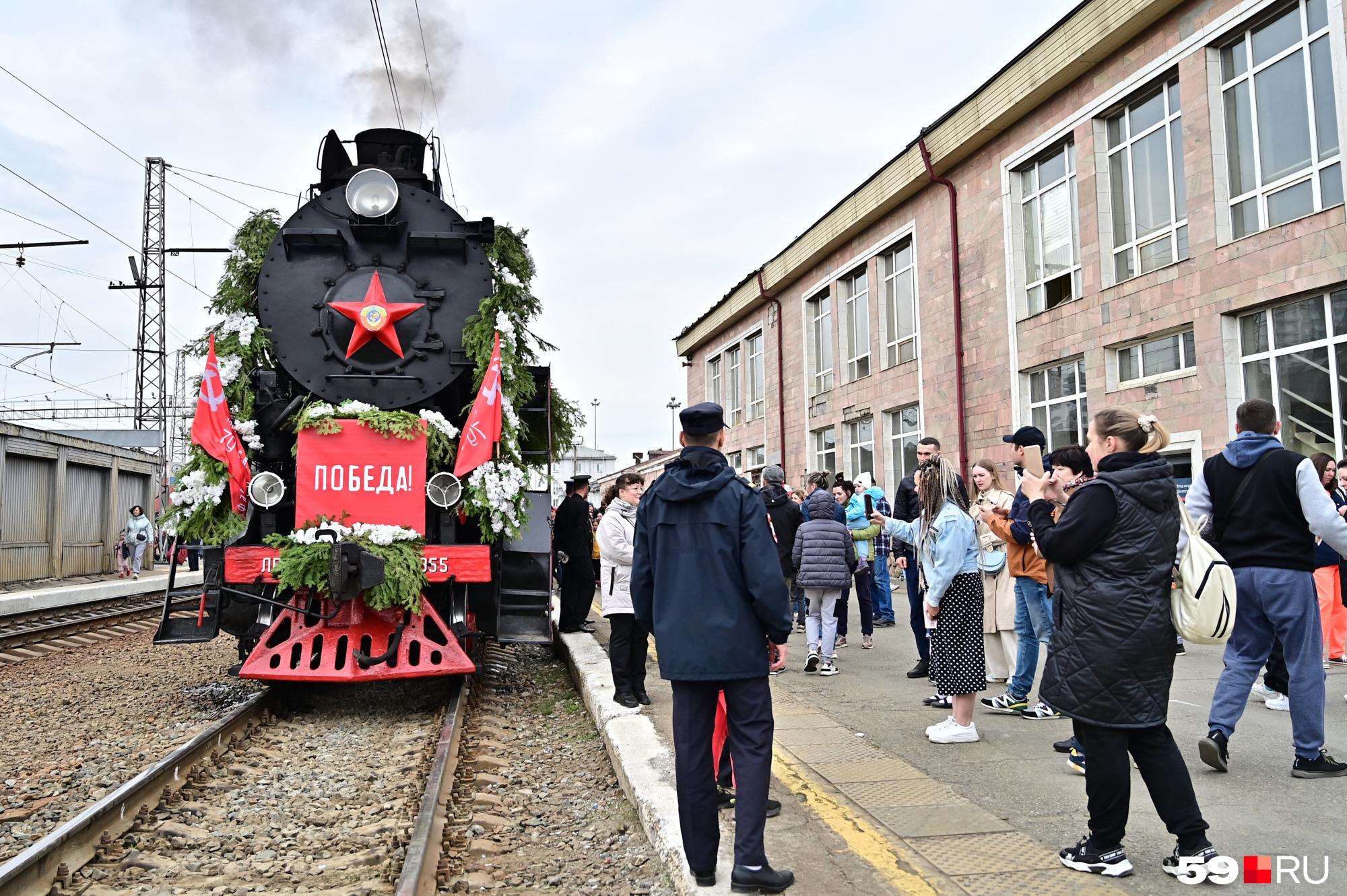 В Пермь приедет ретропоезд «Эшелон Победы» с раритетными вагонами - 6 мая  2024 - 59.ру