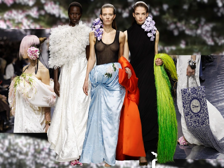 Дебют Джонатана Андерсона для Dior: цветы, скульптуры и новая женственность Дебют Джонатана Андерсона для Dior: цветы, скульптуры и новая женственность