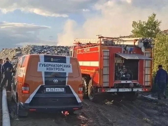 Пожар на полигоне под Ростовом Великим | Источник: правительство Ярославской области
