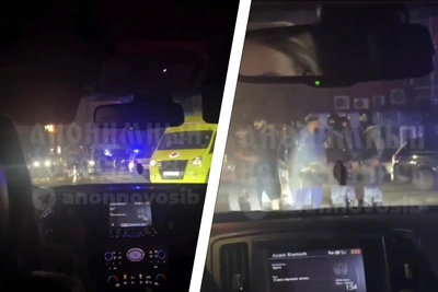 Две компании подрались в центре Новосибирска