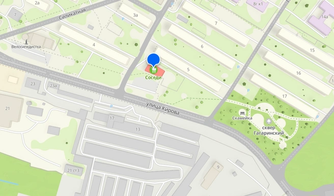 Ярмарка пройдет на территории около торгового центра | Источник: 2gis.ru
