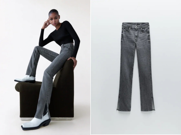 Серые джинсы — практичный и модный выбор для осени: 10 актуальных моделей