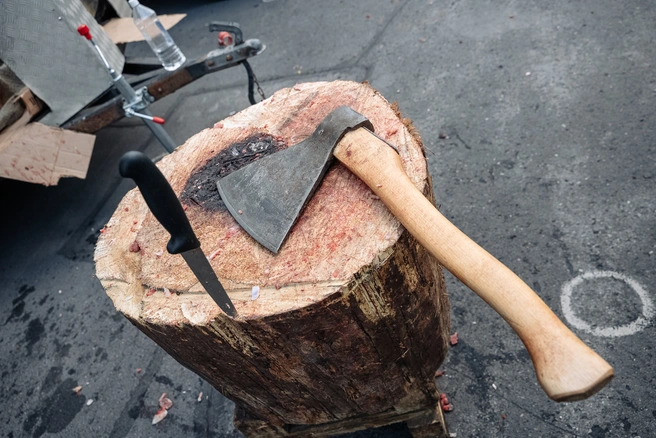 В Бугуруслане отец отрубил топором палец дочери-школьнице | Источник: Максим Серков / NGS42.RU