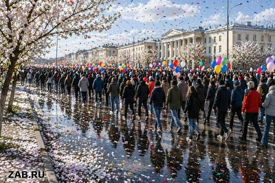 В Чите возвращают парады трудовых коллективов
