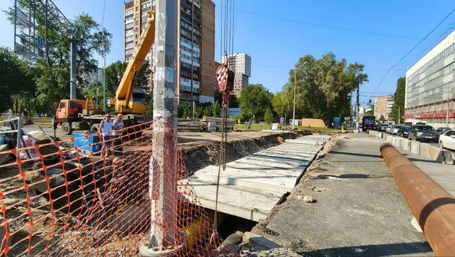 Под дорогой нужно было заменить трубы | Источник: «PROБобин» / T.me