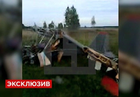 Опубликовано видео с места падения самолета под Рязанью | ya62.ru