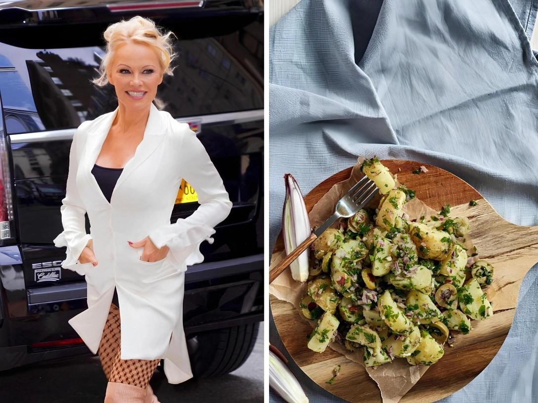 Картофельный салат Памелы Андерсон: рецепт, который она держит в секрете уже много лет | marieclaire.ru