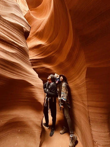Antelope Canyon&nbsp;— каньон, Аризона | Источник: личный архив Оксаны Лашиной