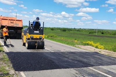 На дорогах региона выполнено 148 600 кв. м ямочного ремонта