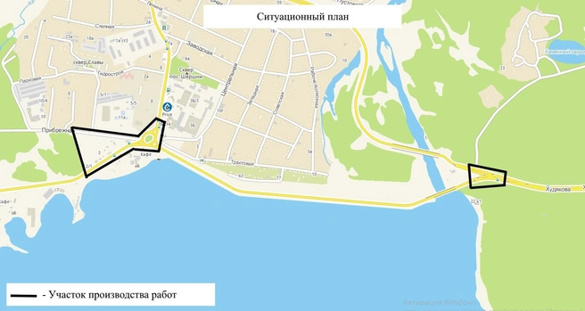 Работы предусмотрены на двух участках | Источник: госзакупки