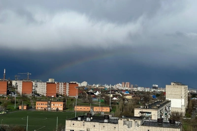 Волгоградскую область накрыли сильный дождь и град