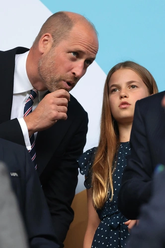 Принц Уильям с дочерью принцессой Шарлоттой, 2025 год 