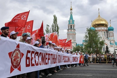 В Омске определили маршрут «Бессмертного полка»