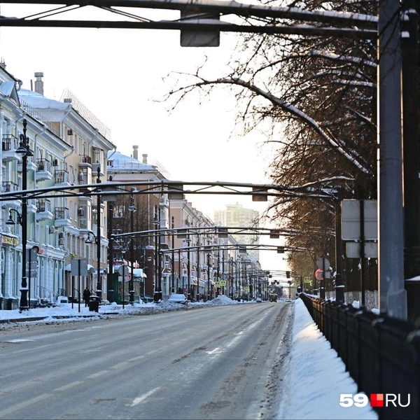 Машин на Компросе почти нет | Источник: Василина Любимова / 59.RU