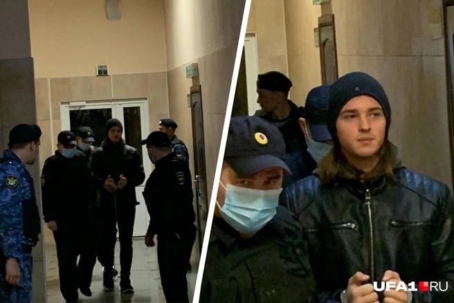В суд уфимец, которого арестовали за изнасилование и убийство младшей сестры, шел с невозмутимым видом | Источник: Андрей Бирюков