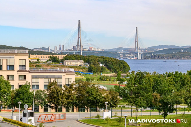 Актеры жили на кампусе ДВФУ на острове Русский | Источник: Олег Фёдоров / VLADIVOSTOK1.RU
