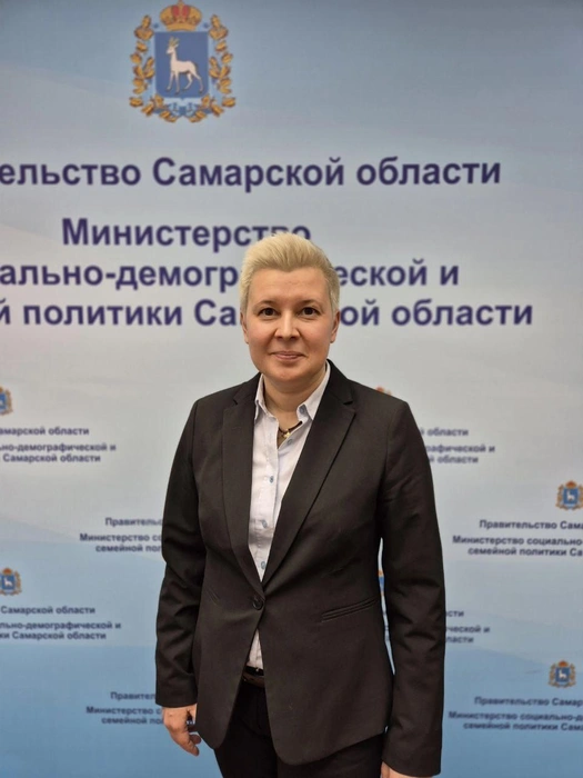Оксана Щербицкая уже попробовала свои силы в статусе врио министра | Источник: Минсоцдем Самарской области