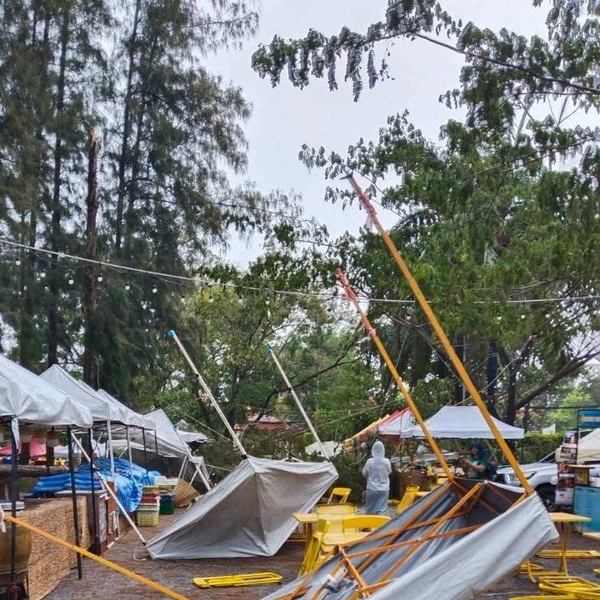 Стихия перевернула всё с ног на голову | Источник: PHUKET.UNION.TRAVEL / Telegram