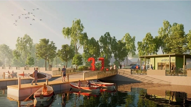 На набережной откроют пункт проката | Источник: Проект Isaev Architects