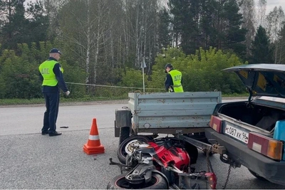 Байкер погиб в ДТП на Полевском тракте