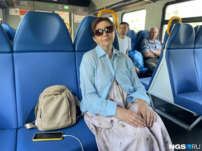 Маргарита постоянный пользователь электричек&nbsp;— ее беспокоят условия, в которых приходится находиться пассажирам | Источник: Алена Золотухина / NGS.RU