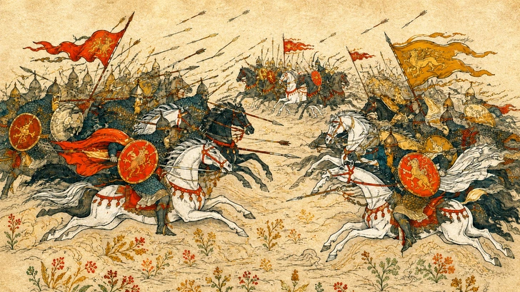 Тест для людей с феноменальной исторической и патриотической памятью: вспомните великие битвы России | Источник: нейросеть