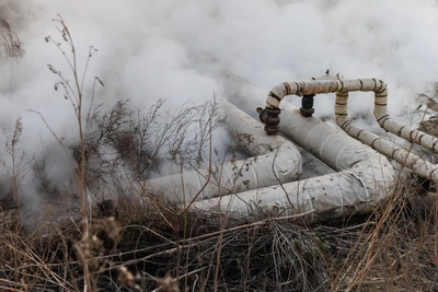 Another heating main burst in Darasun, Zabaykalsky Krai