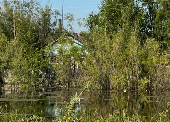 Дом в воде | Источник: Ольга Донская / 14.RU