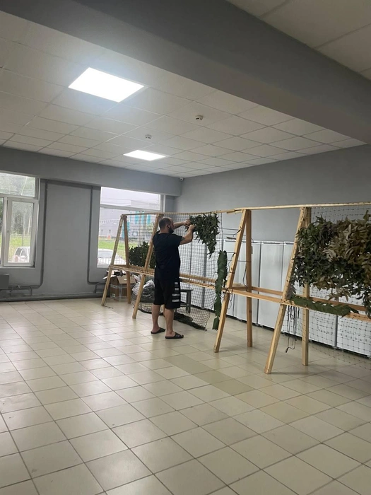 Раз в две недели плетут и просто огромные сети, но это всё добровольно | Источник: читатель 86.RU
