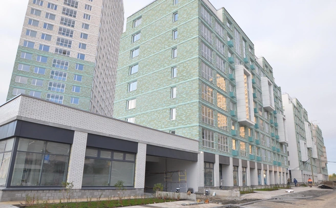 Во втором квартале NOVA Park будут закрытый двор, парадные холлы и подземный паркинг | Источник: «Атомстройкомплекс»