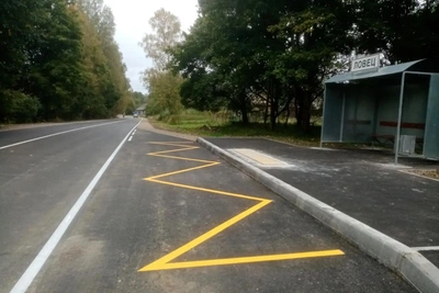 В Невельском районе обновили 8 км дороги к Беларуси