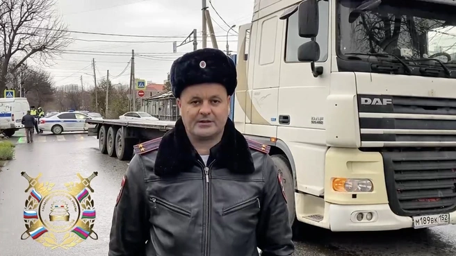 Грузовик с номерами Нижегородской области | Источник: Госавтоинспекция Кубани / T.me