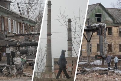 Окраина Архангельска в 2026: развалины и заброшенный завод