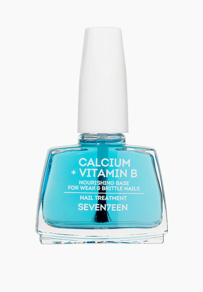 Базовое покрытие для слабых и ломких ногтей Calcium + Vitamin B, Seven7een