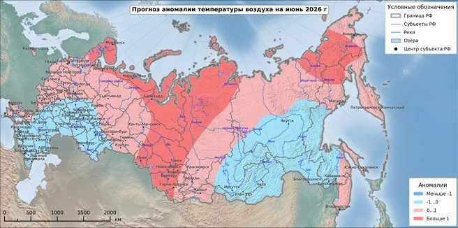 Июнь будет нормальным | Источник: Meteoinfo.ru
