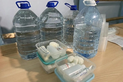 У дома на XXII Партсъезда после взрыва газа выставили охрану