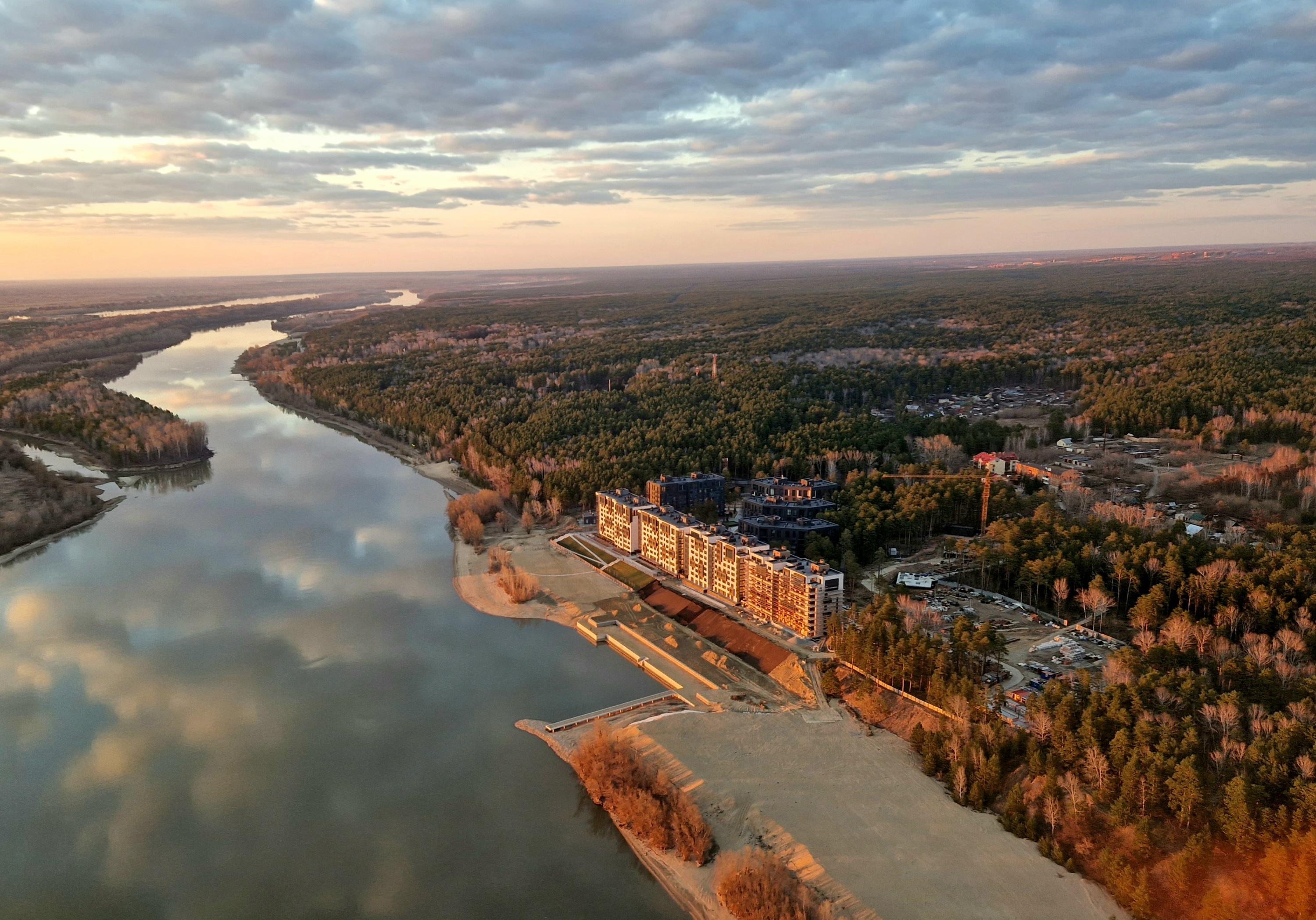 Квартиры в сосновом бору в 100 метрах от Оби, эко-квартал Flora&Fauna в  Новосибирске - 16 мая 2023 - НГС.ру