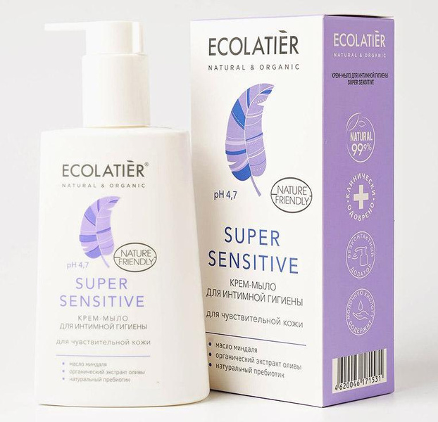 Средство для интимной гигиены Ecolatier для чувствительной кожи