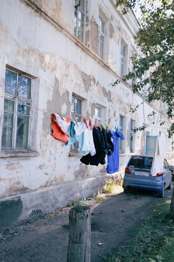Сушат белье в Забайкальске по старинке. Есть в этом что-то милое | Источник: Александр Хамраев / СHITA.RU