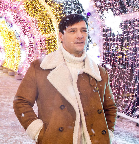 Юрий Шатунов на съемках новогоднего номера для Первого канала