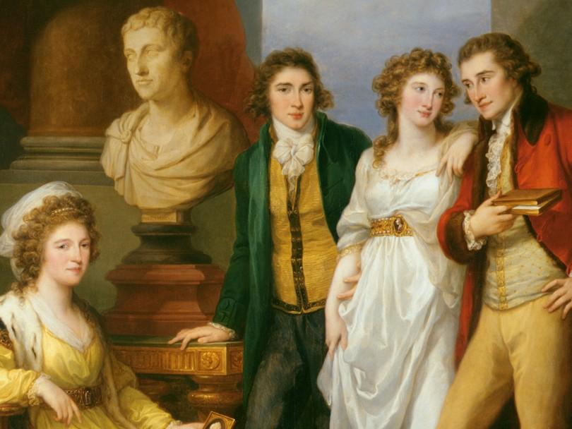 «Портрет княгини Екатерины Петровны Барятинской с семейством», Ангелика Кауфман, 1791–1792 гг. | marieclaire.ru