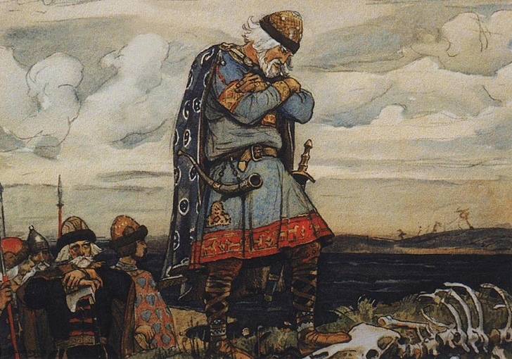 Иллюстрация Виктора Васнецова «Песни о вещем Олеге», 1899 | Источник: The Picture Art Collection via Legion Media