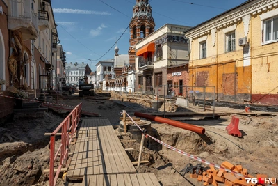 В Ярославле перенесли сроки благоустройства пешеходного центра