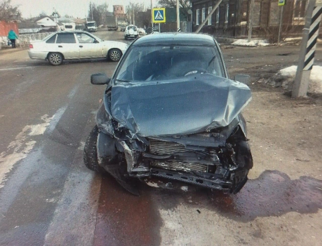 Автомобилю причинён серьёзный ущерб | Источник: УМВД по Рязанской области