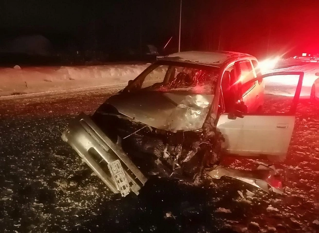 Полиция опубликовала фото с места ДТП на Солотчинском шоссе | ya62.ru